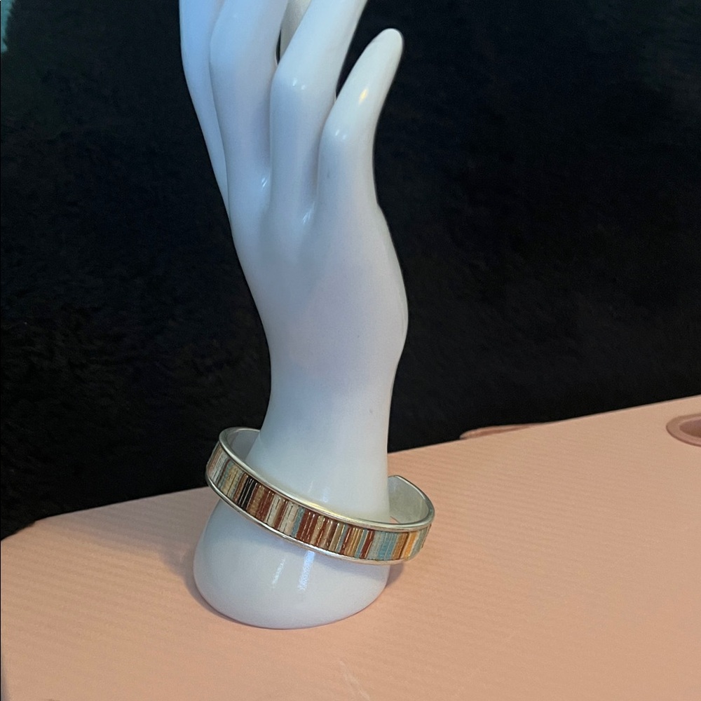 Elegant Multicolor Stripe Bracelet